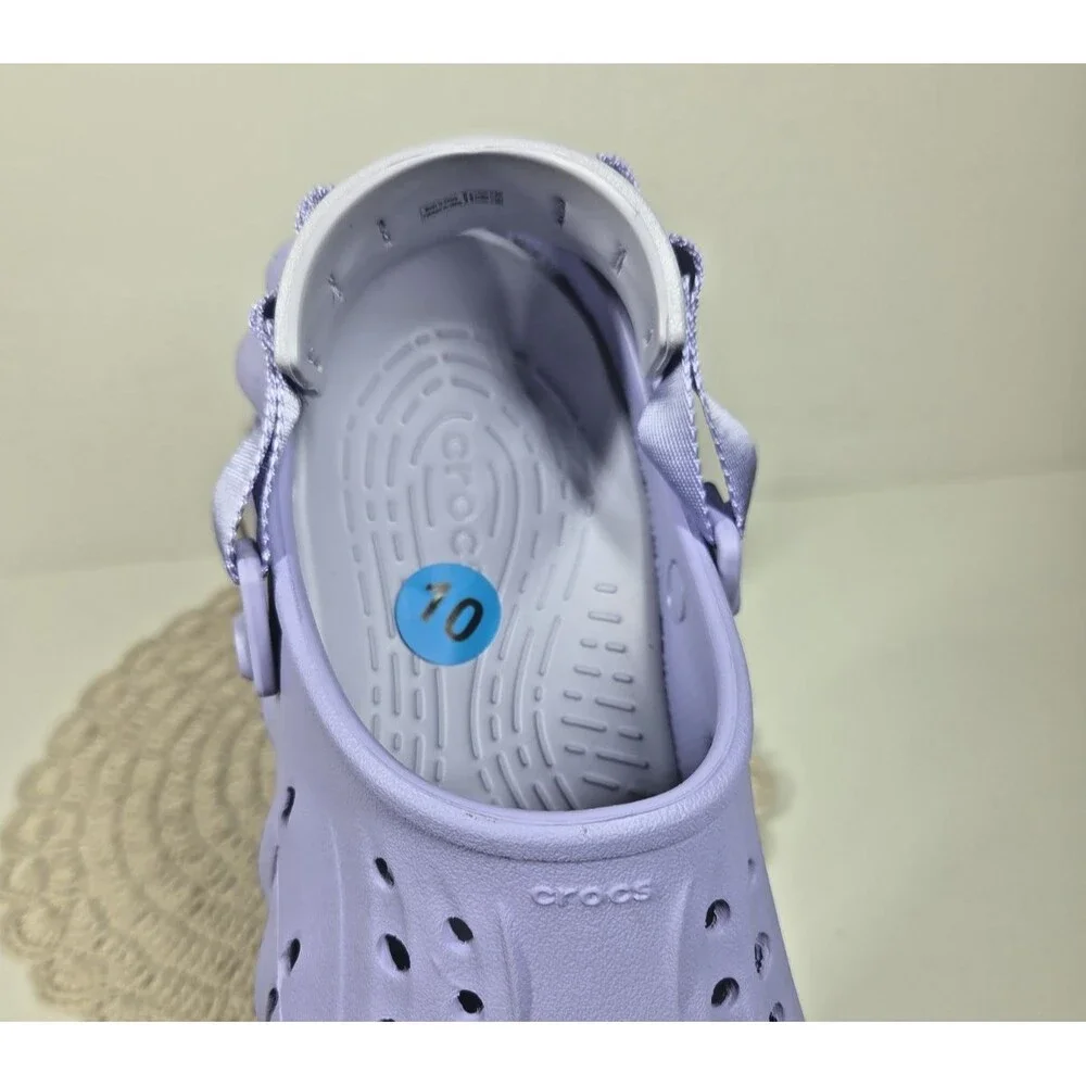 NEW CROCS ECHO CLOG WOMAN 10 MEN 8 Lavender COMFORT WATER RESISTANT LIGHTWEIGHT - Picture 11 of 15
